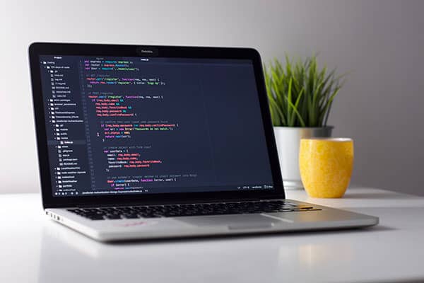 Code editor during a CRM build